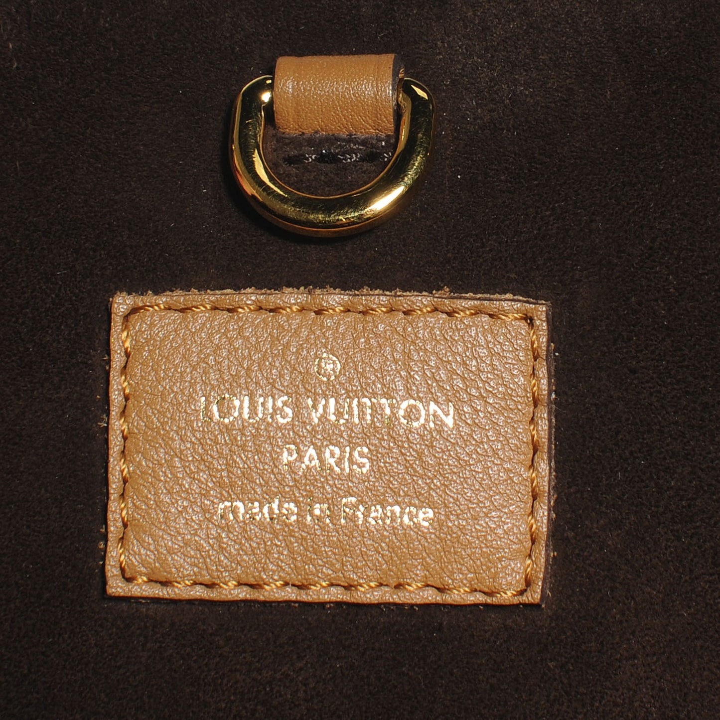 Veau Soie Calfskin Flore Tote Hazelnut