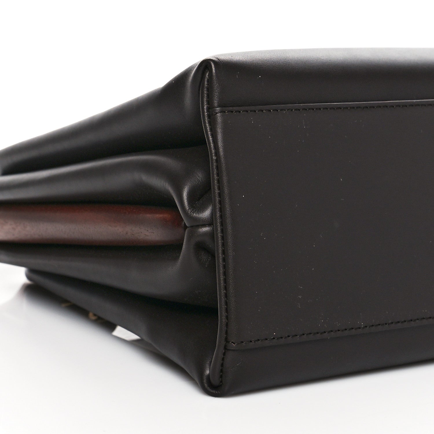 Bottega Veneta Calfskin Wood Mount Fondant 10 of 15