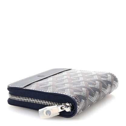 Goyard Goyardine Matignon PM Wallet Navy 4 of 8