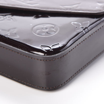 Louis Vuitton Vernis Pochette Felicie Chain Wallet Amarante 7 of 12