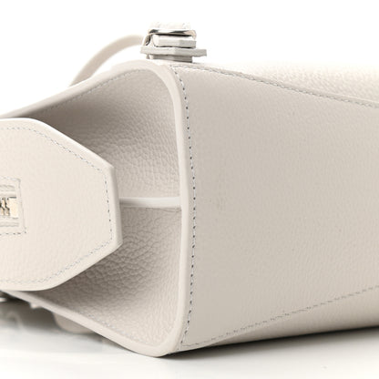 Balenciaga Grained Calfskin Neo Classic Silver Hardware Mini City Chalky White 9 of 10