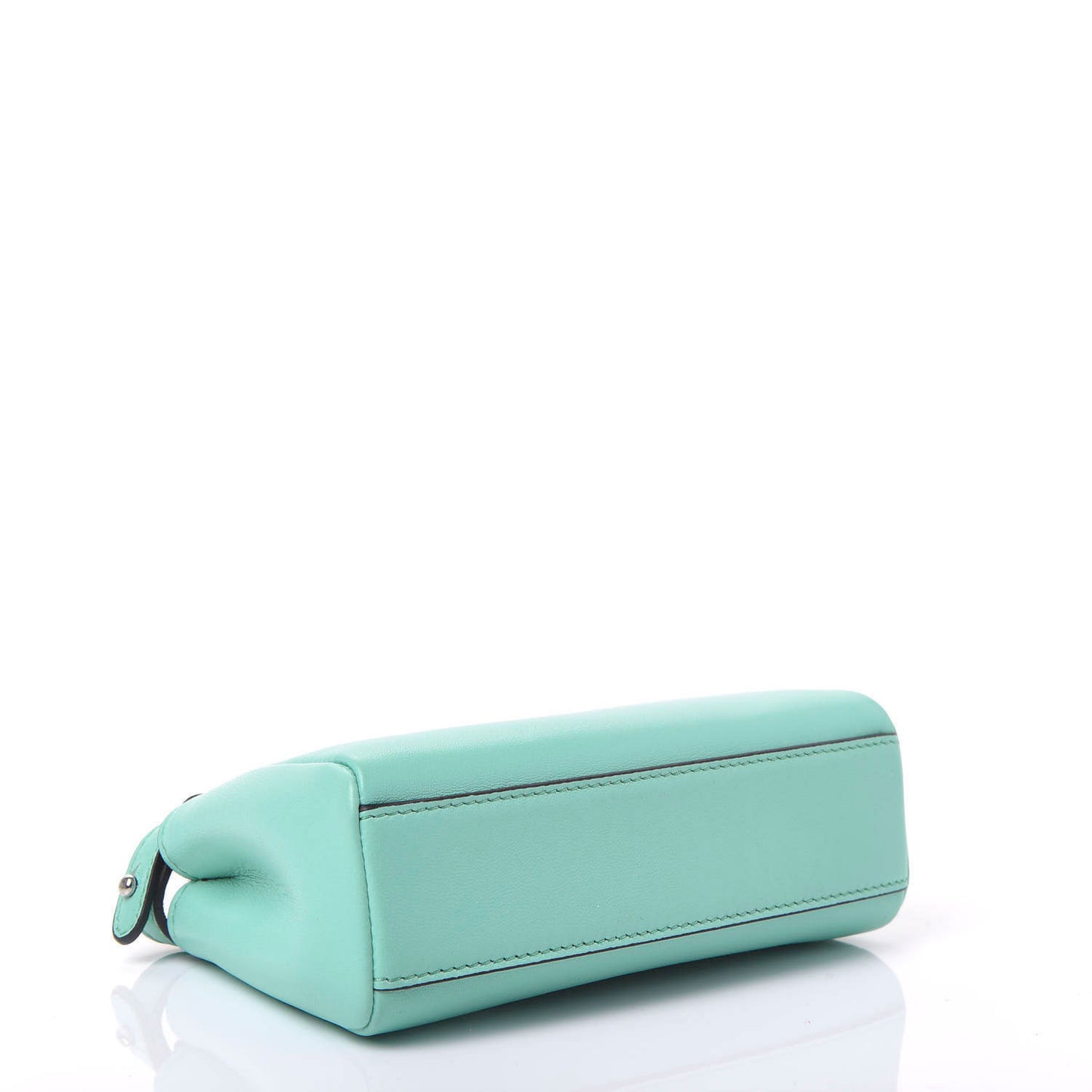 Shiny Nappa Micro Peekaboo Iconic Satchel Turchese Egiz