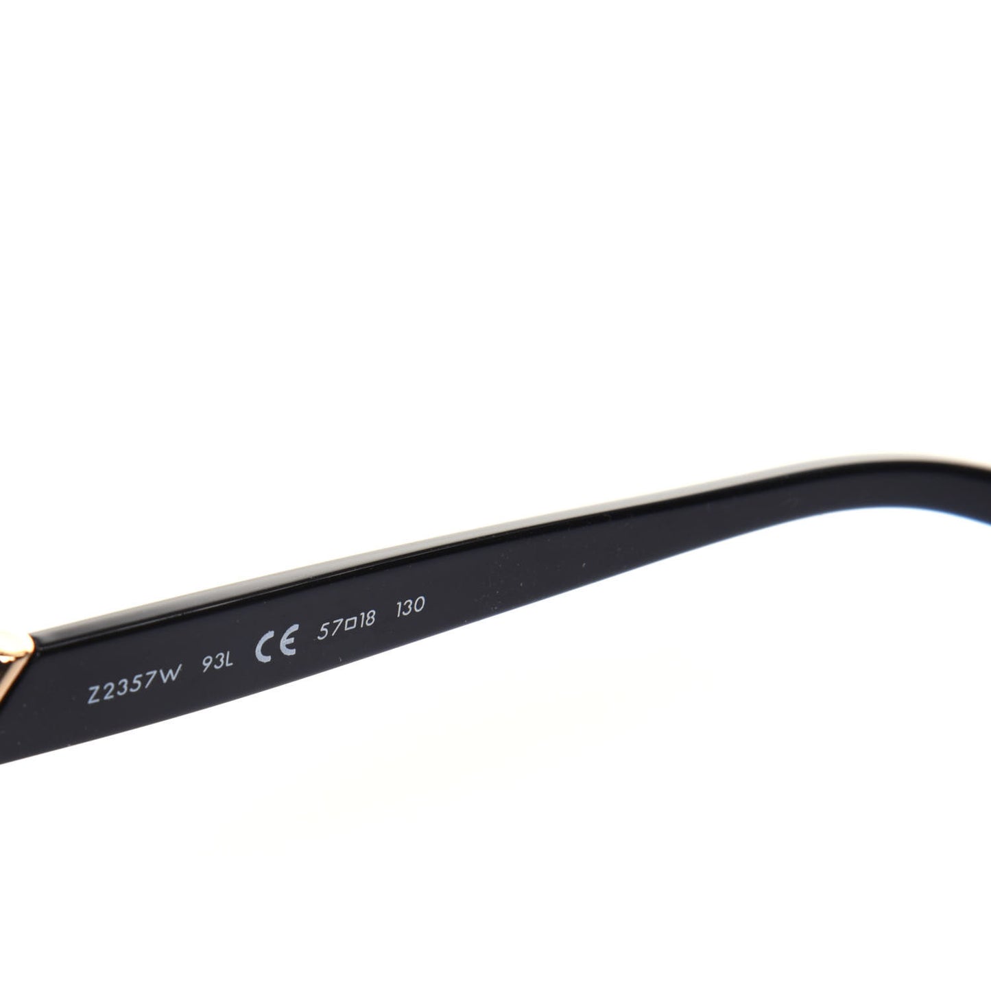 Acetate Aviator Serpico Studded Sunglasses Z2357E Black