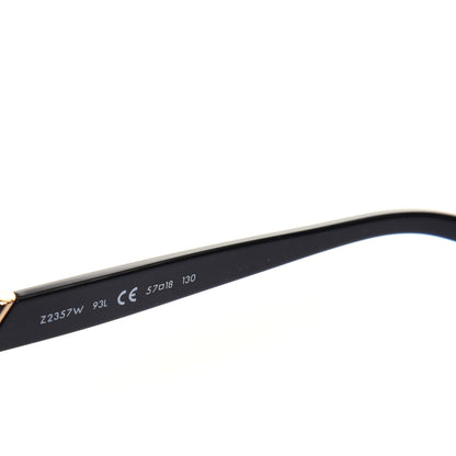 Louis Vuitton Acetate Aviator Serpico Studded Sunglasses Z2357E Black 6 of 8