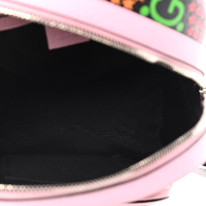Gucci GG Supreme Monogram Psychedelic Small Day Backpack Black Multicolor Sugar Pink 4 of 9