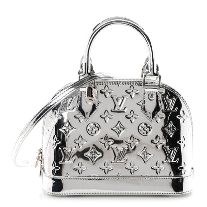 Louis Vuitton Monogram Miroir Alma BB Silver 1 of 9