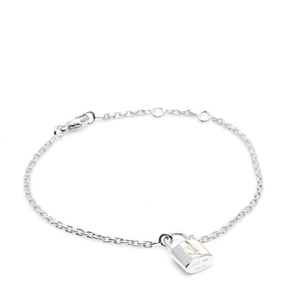 Louis Vuitton Sterling Silver Lockit Bracelet 1 of 8