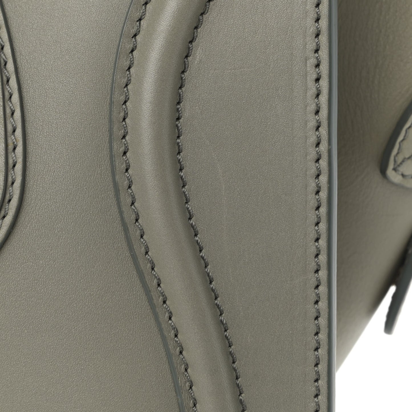 Smooth Calfskin Mini Luggage Almond