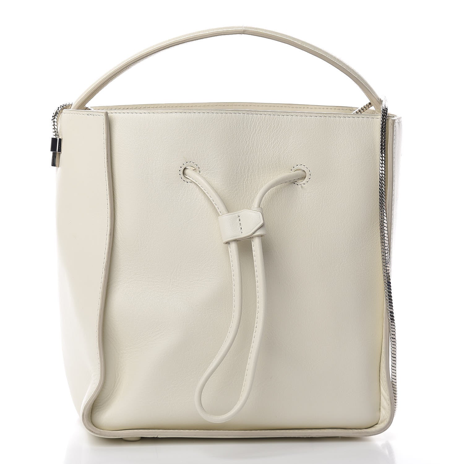 3.1 Phillip Lim 3.1 Smooth Calfskin Small Soleil Bucket Bag Off White 3 of 19