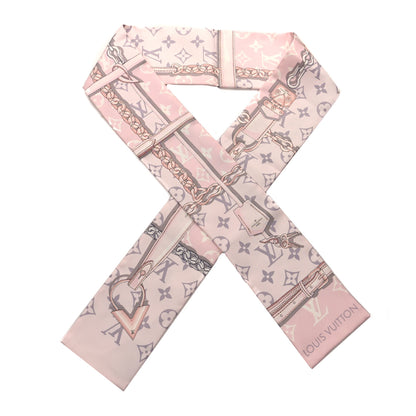 Louis Vuitton Silk Monogram Confidential Bandeau Light Pink 1 of 4