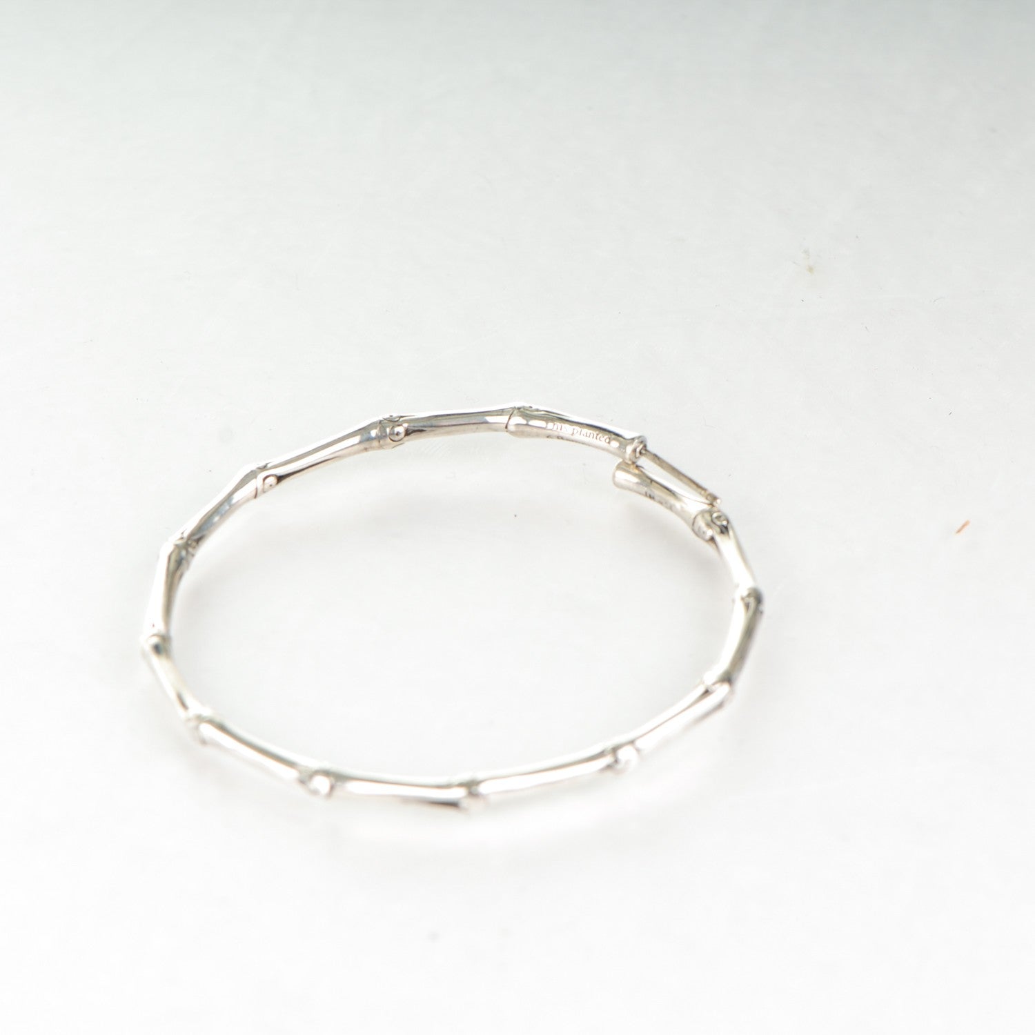 Louis Vuitton JOHN HARDY Sterling Silver 57mm Bamboo Hoop Earrings 6 of 6