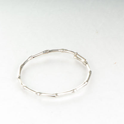 Louis Vuitton JOHN HARDY Sterling Silver 57mm Bamboo Hoop Earrings 6 of 6