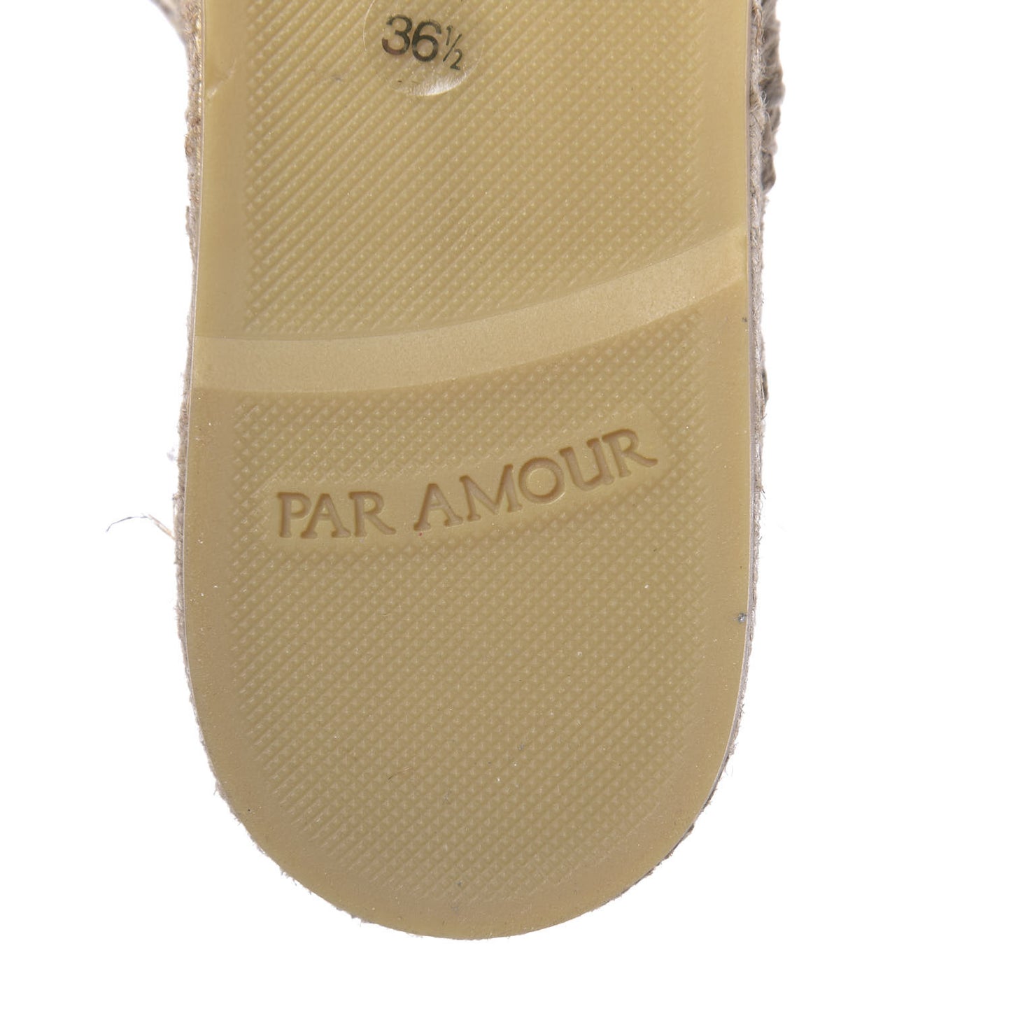 Straw Elaphe Matelasse GG Marmont Espadrille Slippers 36.5 Natural Cream Brown