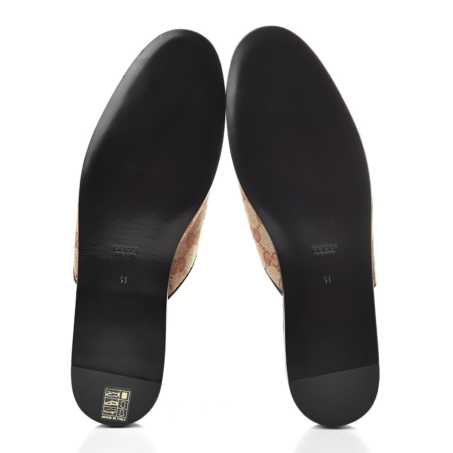 Gucci X MLB Monogram NY Yankees Embroidered Womens GG Slippers 41 Beige Ruggine 5 of 9