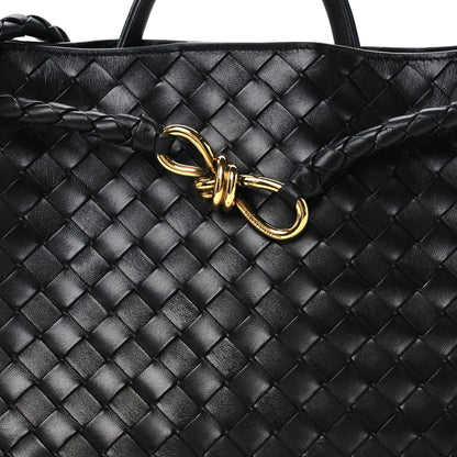 Bottega Veneta Nappa Intrecciato Medium Andiamo Shoulder Bag Black 8 of 10