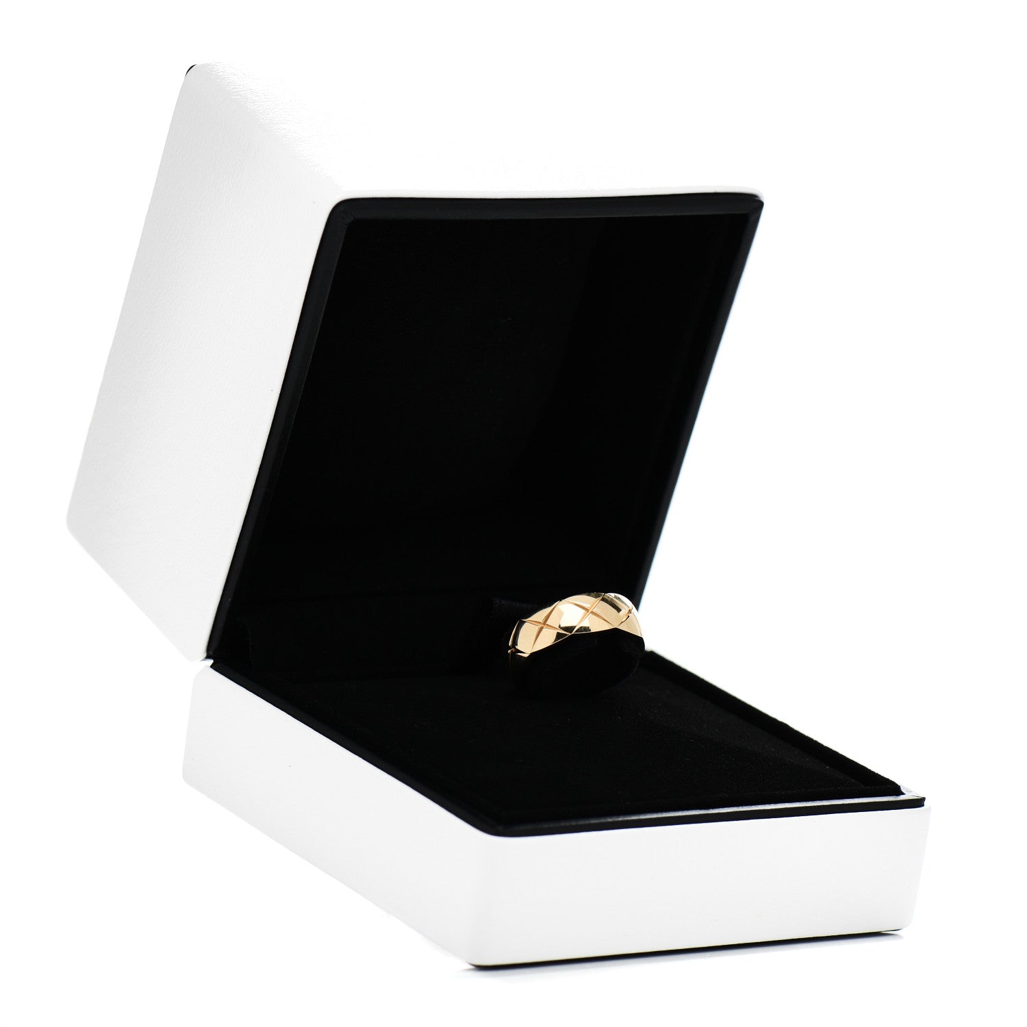 Chanel 18K Yellow Gold Small Coco Crush Ring 53 6.25 5 of 5