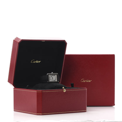 Cartier Stainless Steel Calfskin 24mm Tank Solo Quartz Watch 9 of 9