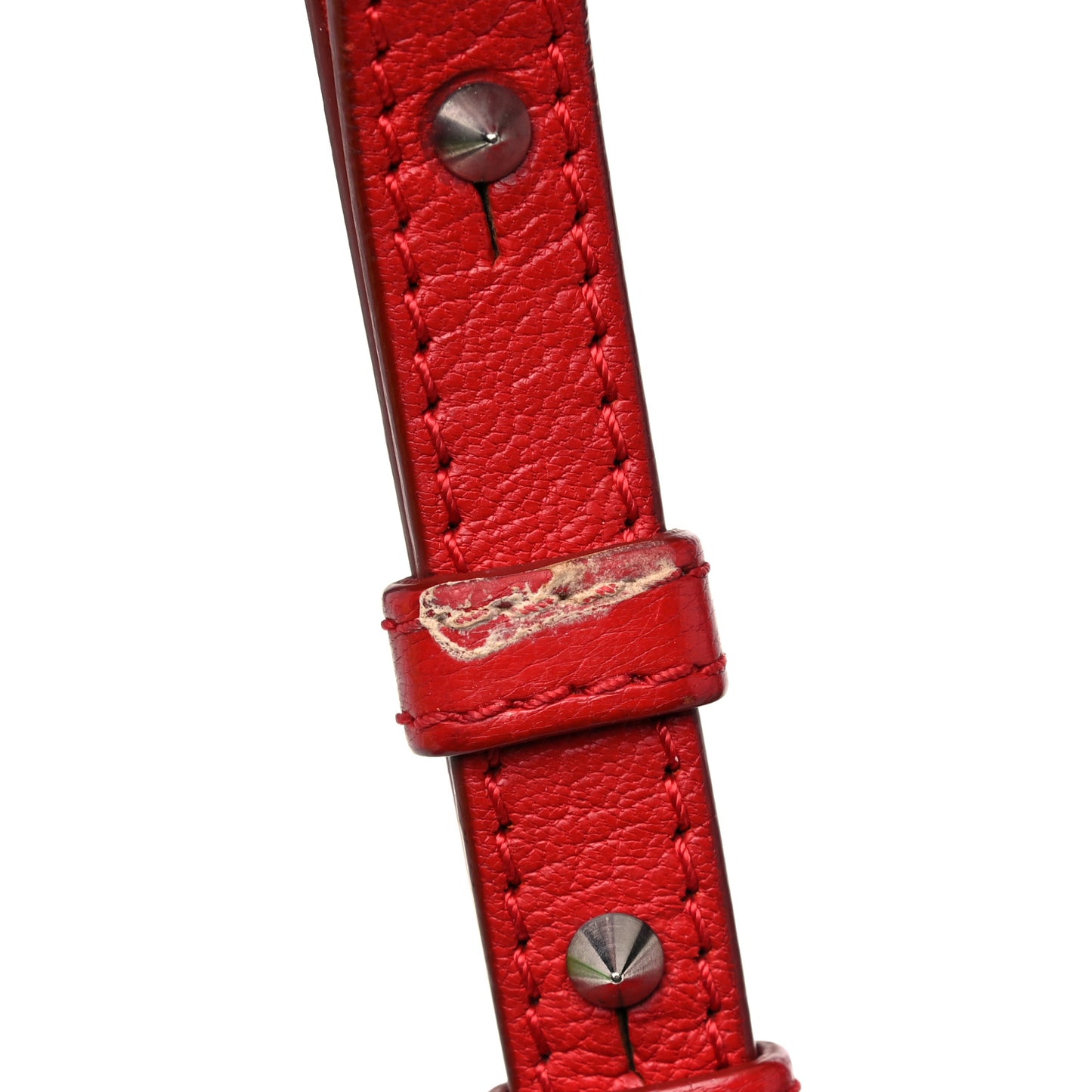 Sugar Goatskin Mini Antigona Pop Red