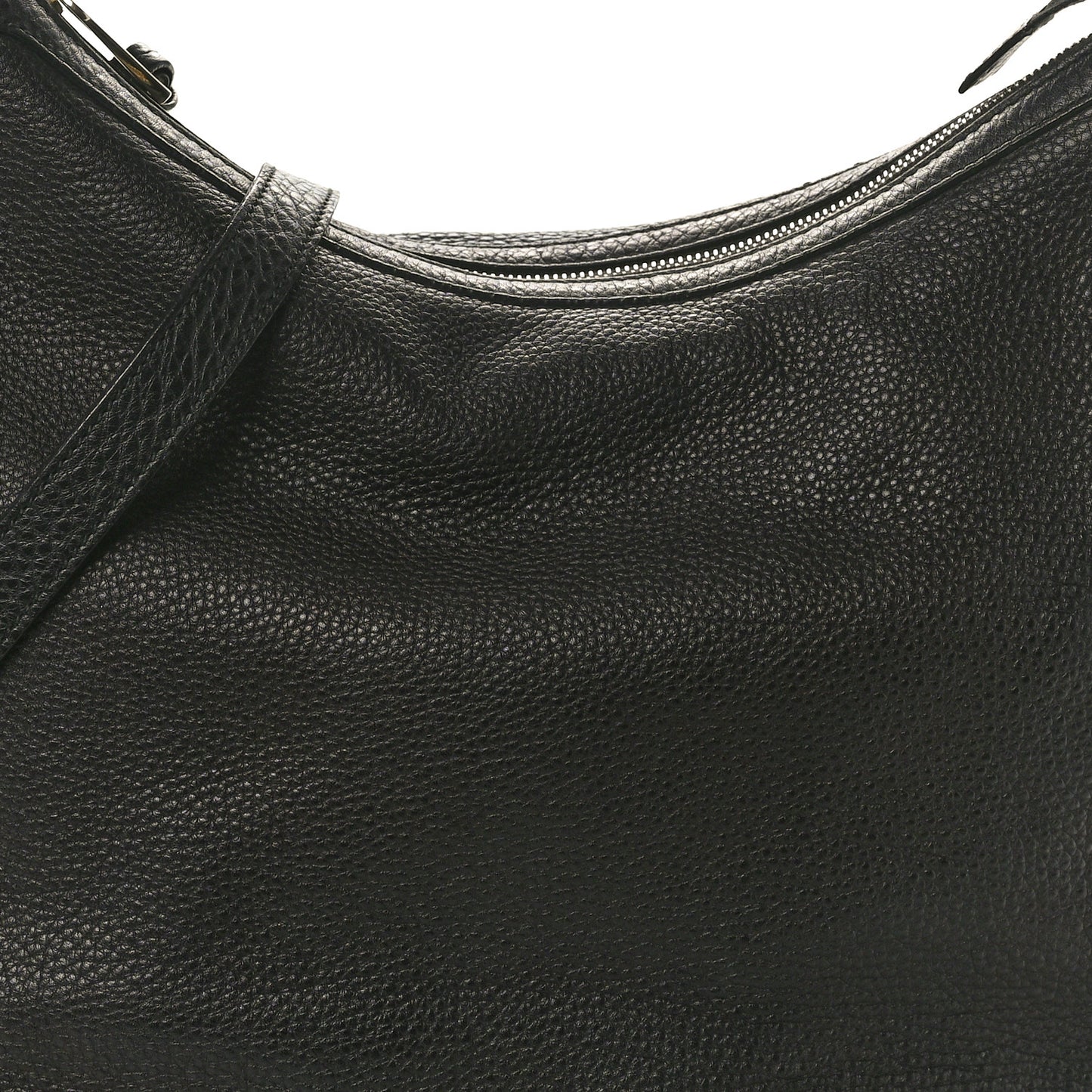 Pebbled Calfskin Small Miss GG Hobo Black