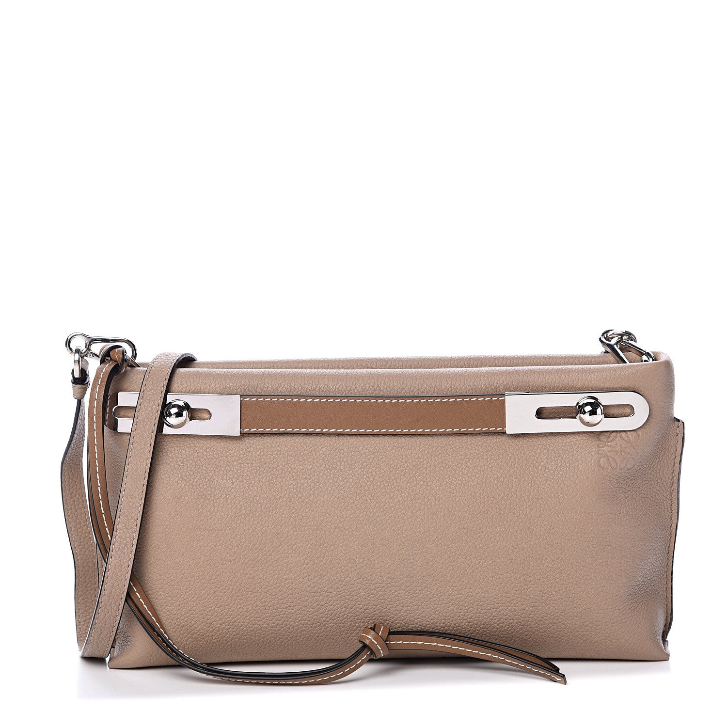 Loewe Grained Calfskin Small Missy Bag Sand 1 of 12