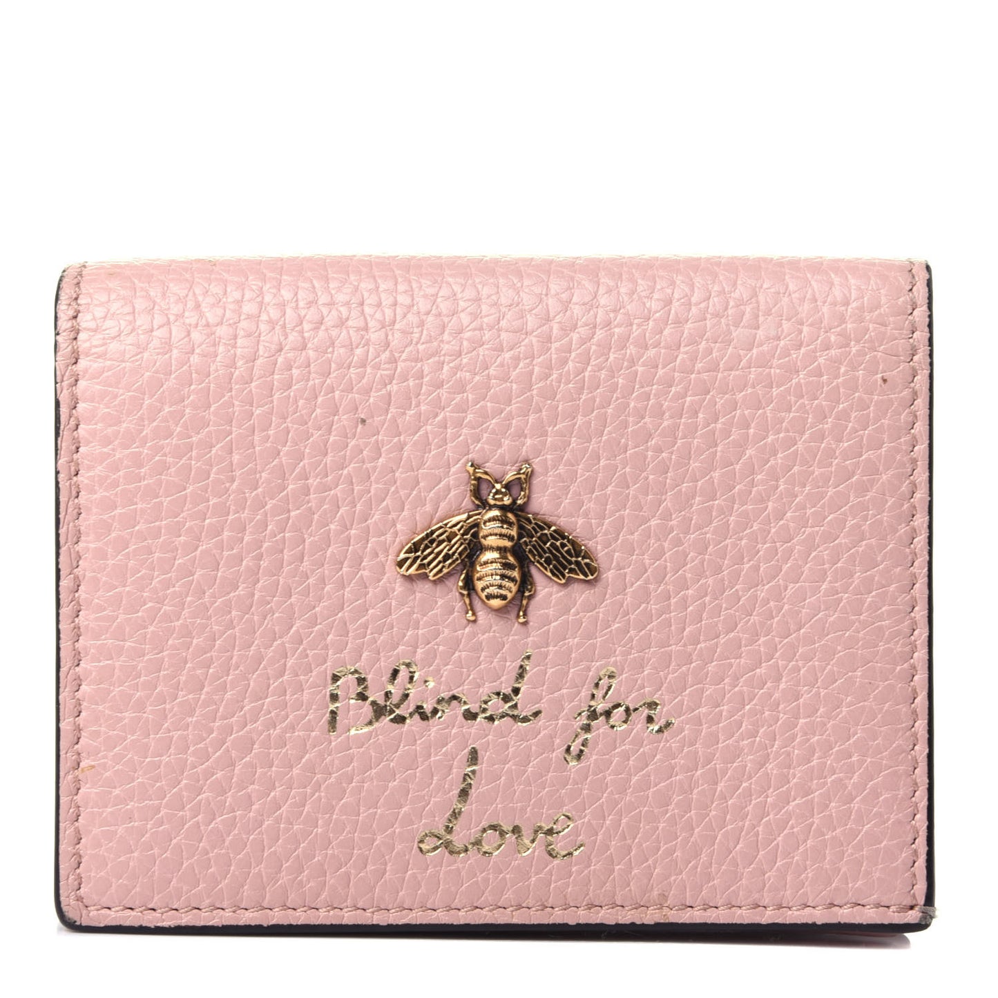 Cellarius Calfskin Blind for Love Animalier Card Case Perfect Pink