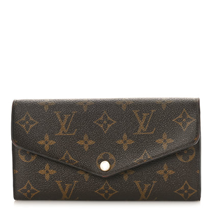 Louis Vuitton Monogram Sarah Wallet NM Rose Ballerine 1 of 12