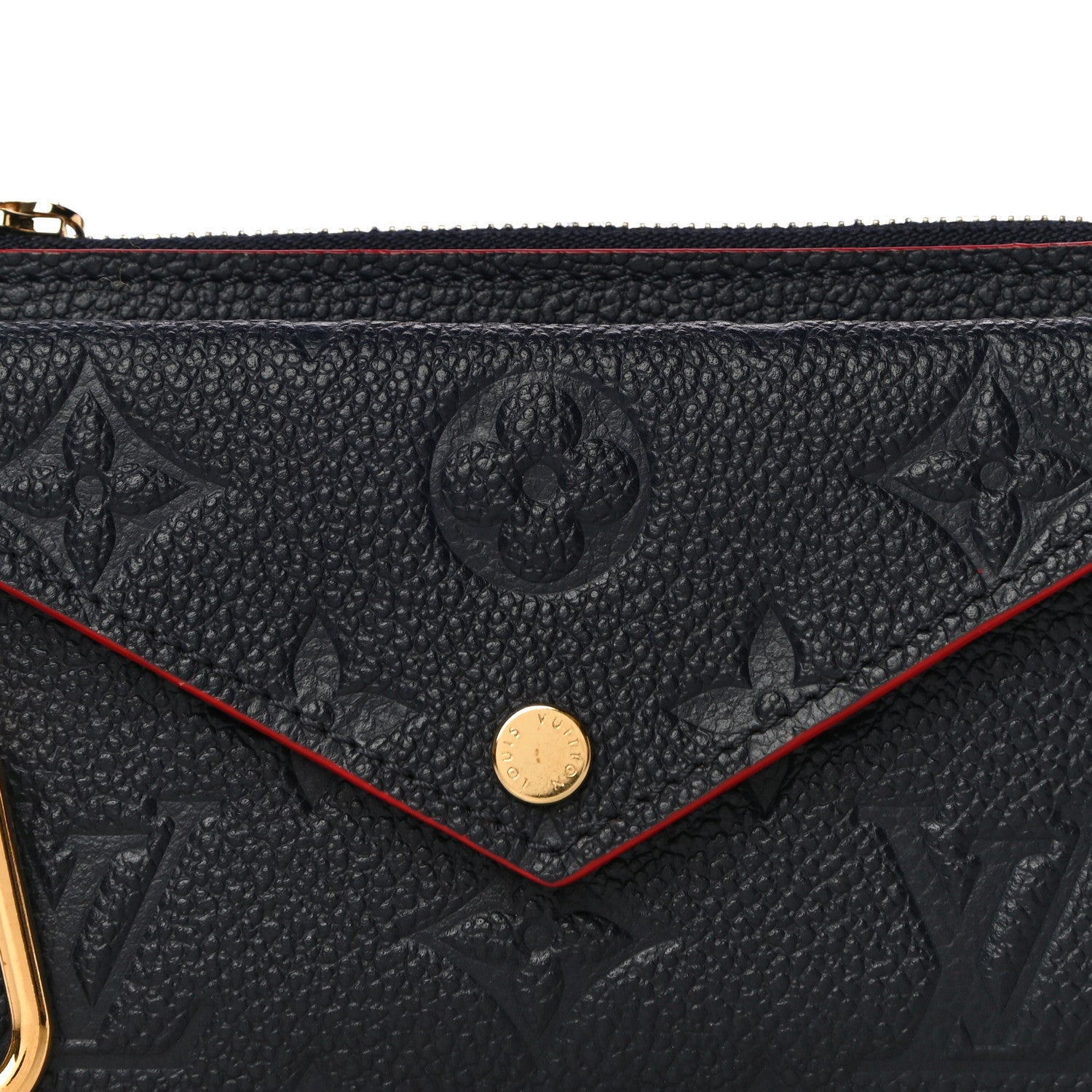 Louis Vuitton Empreinte Recto Verso Card Holder Marine Rouge 8 of 11