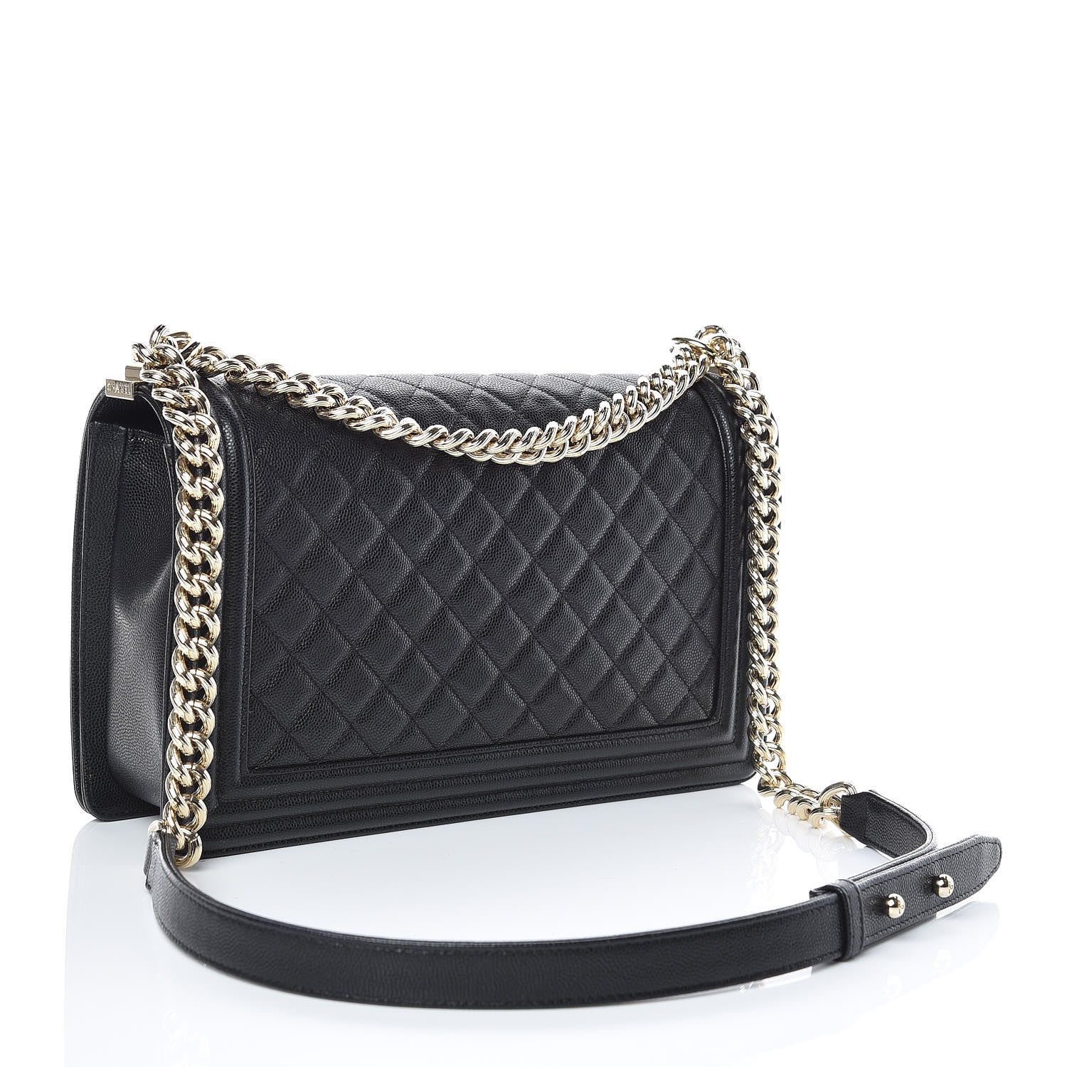 Chanel Caviar Quilted New Medium Boy Flap Black 3 of 10