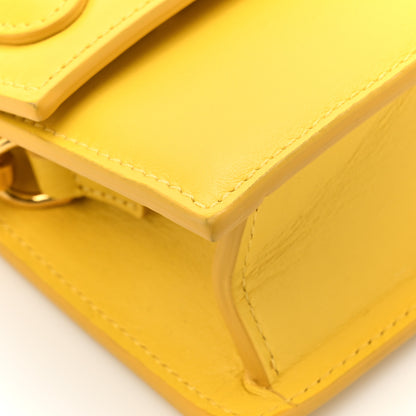 Jacquemus Smooth Calfskin Le Chiquito Long Yellow 10 of 14