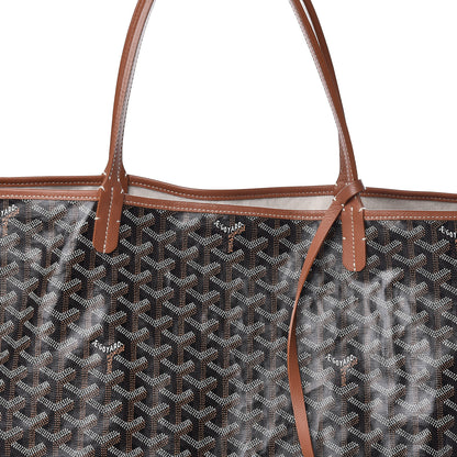 Goyard Goyardine Saint Louis GM Black Gold 8 of 10