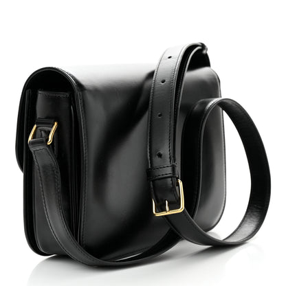 Celine Shiny Calfskin Medium Triomphe Black 3 of 12