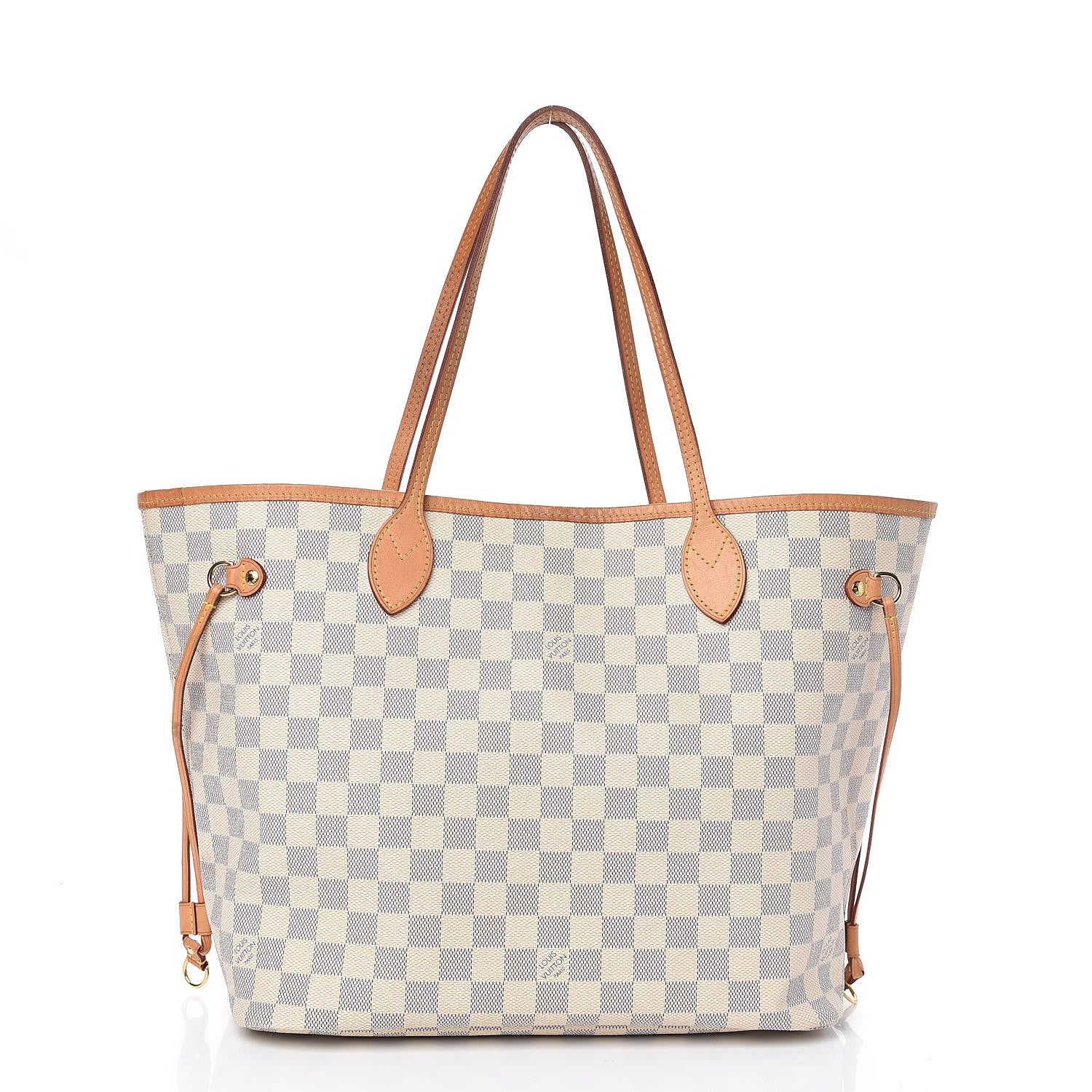 Louis Vuitton Damier Azur Neo Neverfull MM Rose Ballerine 3 of 20