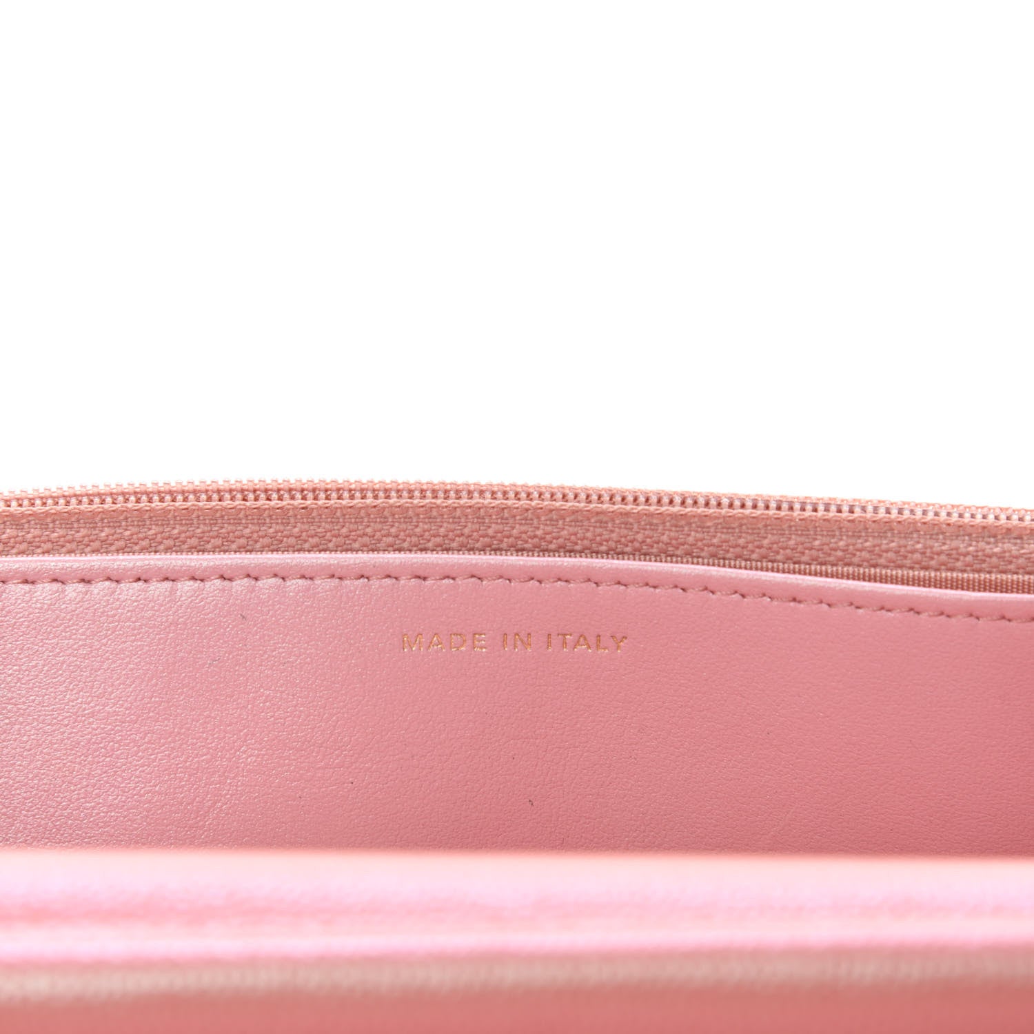 Chanel Iridescent Caviar Quilted Wallet on Chain WOC Rose Pink 10 of 13