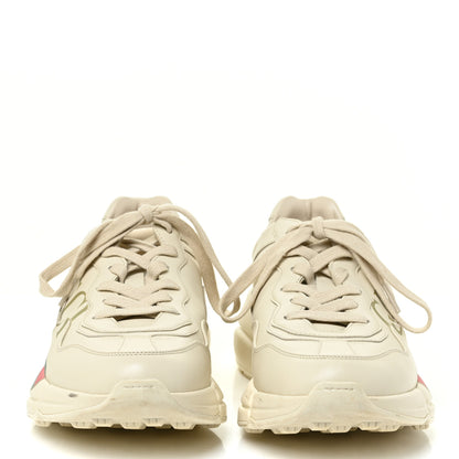 Gucci Calfskin Logo Womens Rhyton Sneakers 40 Ivory 2 of 20
