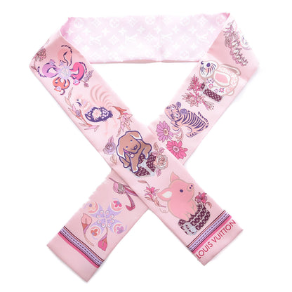 Louis Vuitton Silk Monogram Superstition Bandeau Light Pink 1 of 5