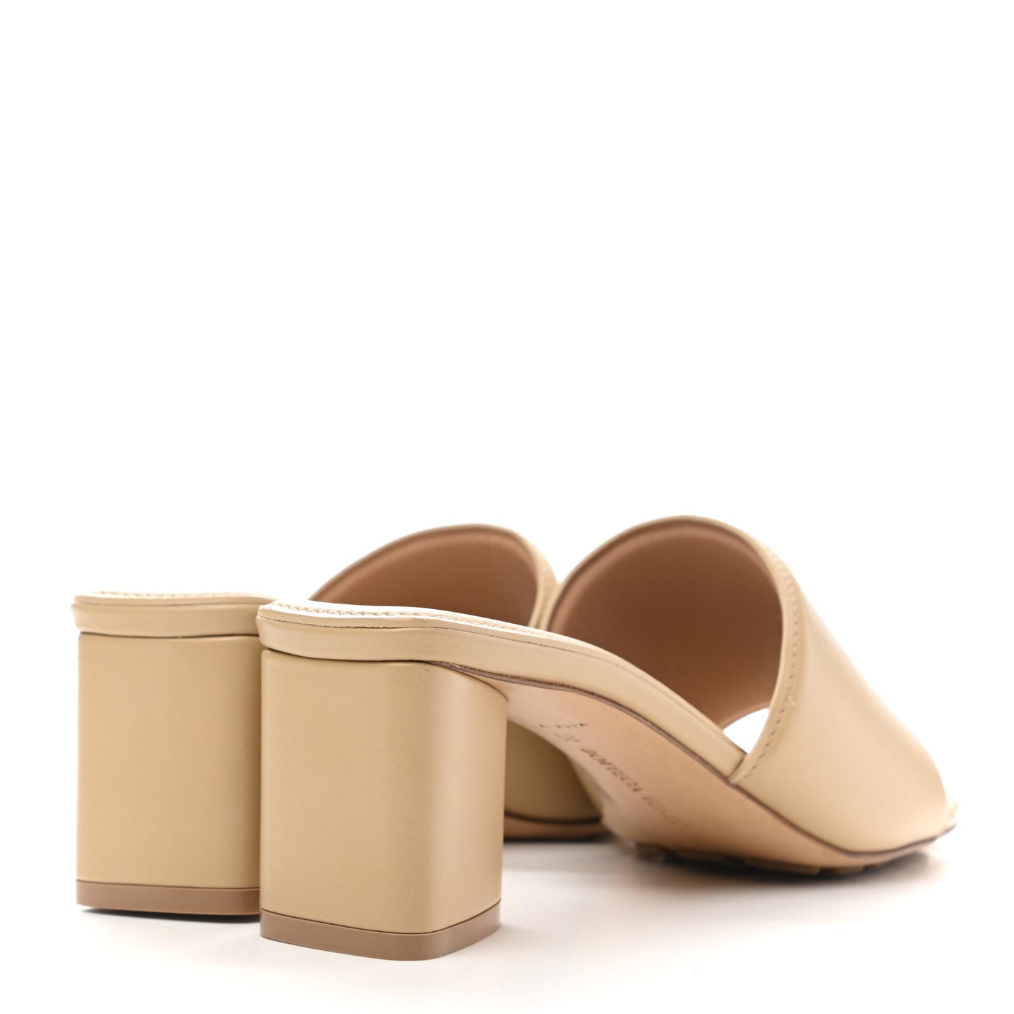 Vienna Calfskin The Band Mule Sandals 39 Cane Sugar