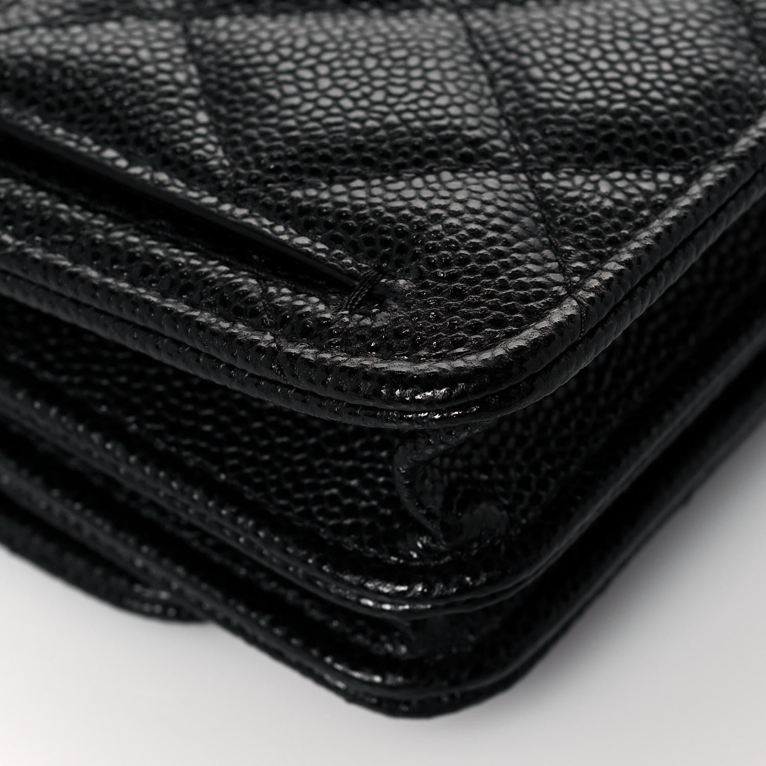 Chanel Caviar Quilted Mini Wallet On Chain WOC Black 11 of 13