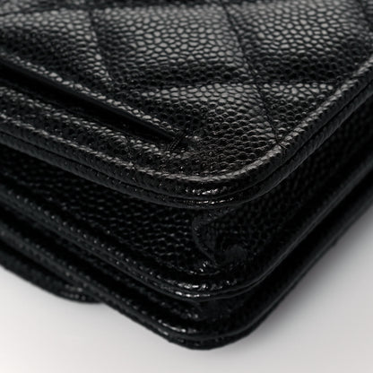 Chanel Caviar Quilted Mini Wallet On Chain WOC Black 11 of 13