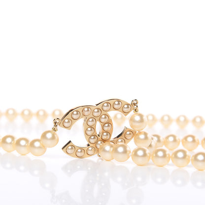 Chanel Pearl CC Double Strand Belt Gold 3 of 6