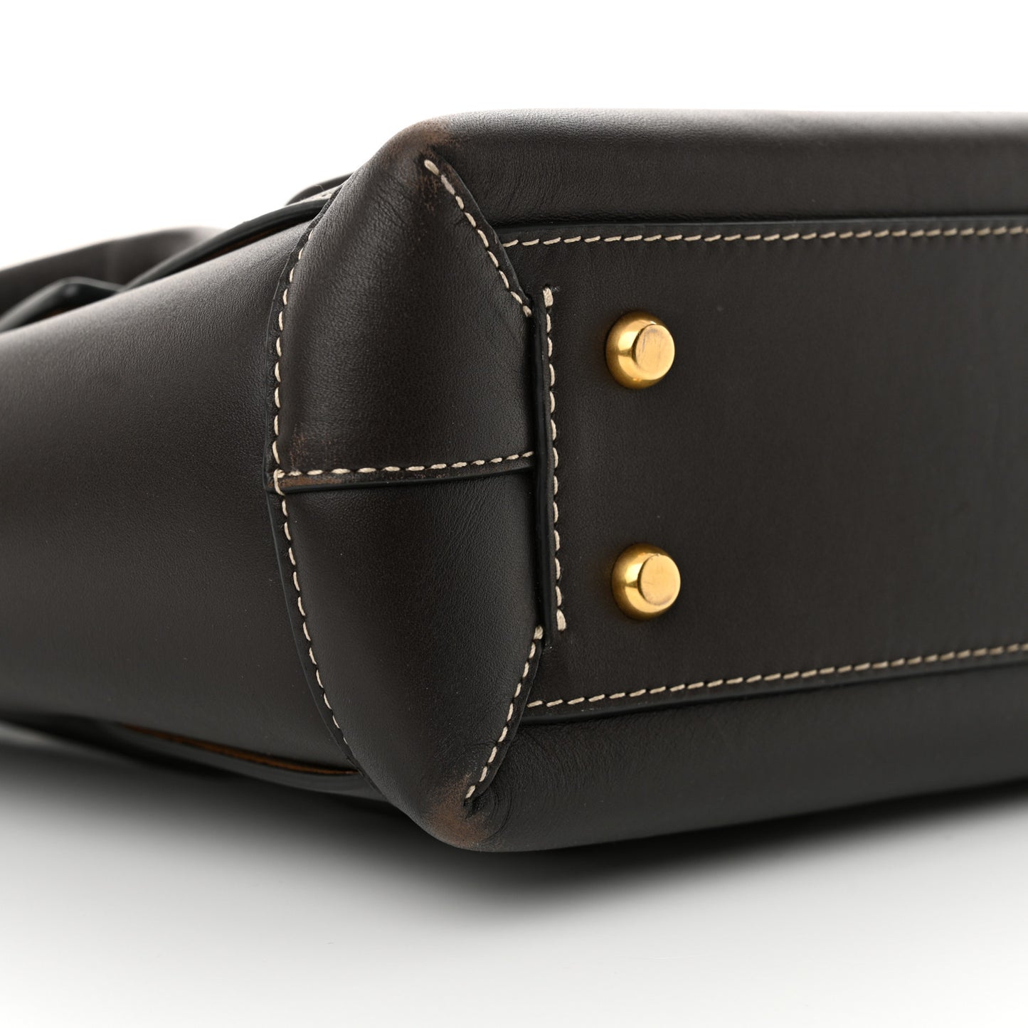 French Calfskin Maxi Intrecciato Small Arco Fondant