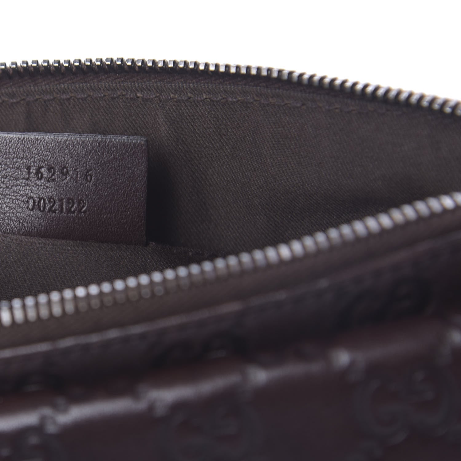 Gucci Guccissima Waist Belt Bag Dark Brown 9 of 10