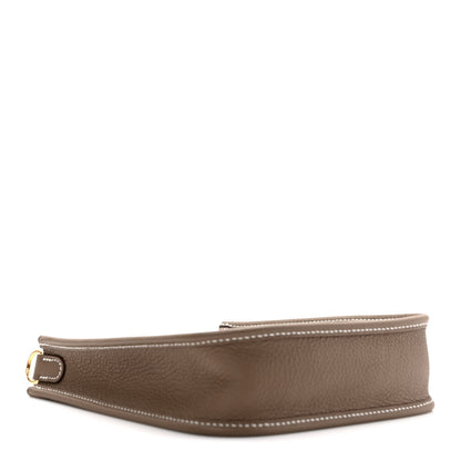 Hermes Taurillon Clemence Amazone Evelyne TPM Etoupe Bleu Indigo 4 of 9