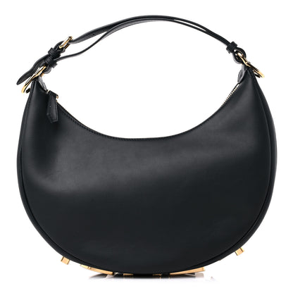 Fendi Vitello Grace Matte Small Fendigraphy Hobo Bag Black 1 of 10