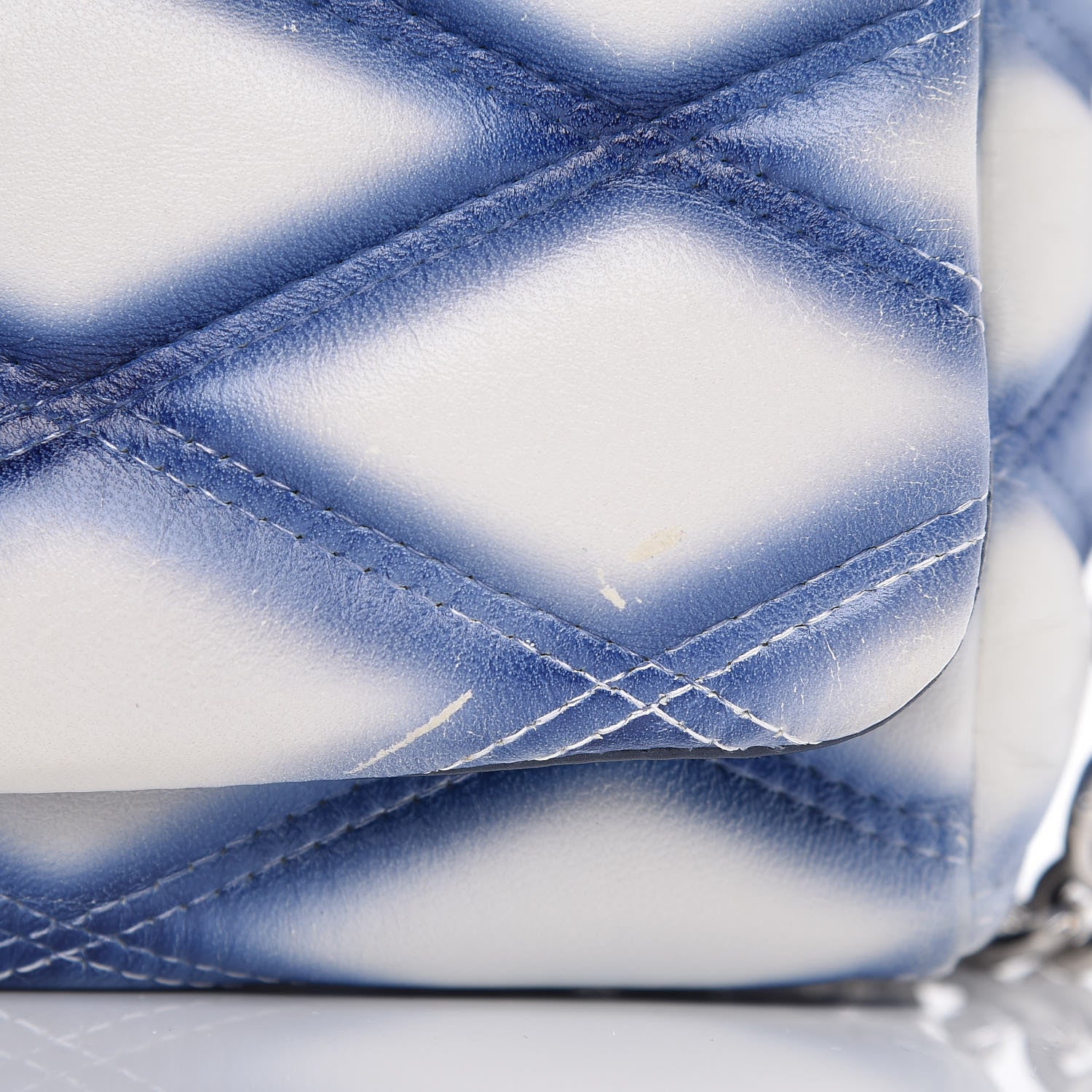 Louis Vuitton Lambskin Malletage Contraste GO-14 PM Blue 17 of 23