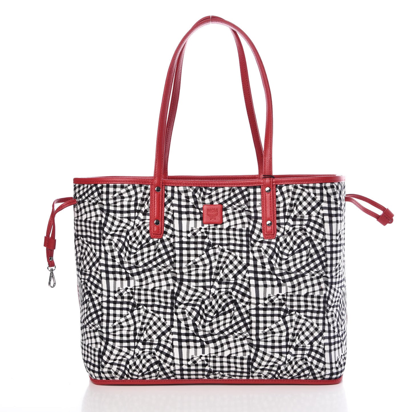 Visetos Medium Liz Reversible Shopper Tote Ruby Red