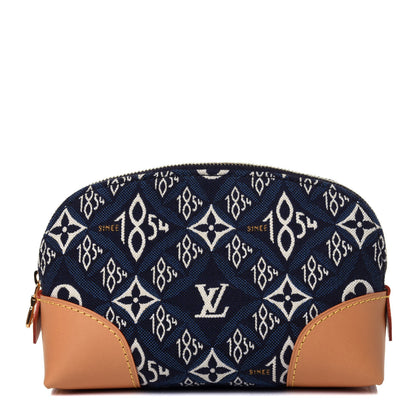 Louis Vuitton Jacquard Since 1854 Cosmetic Pouch PM Blue 1 of 11