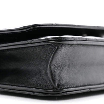 Chanel Lambskin Quilted Wallet On Chain WOC So Black 10 of 14