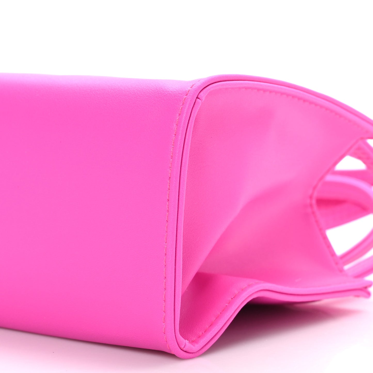 Vegan Leather Small Shopping Bag Azalea