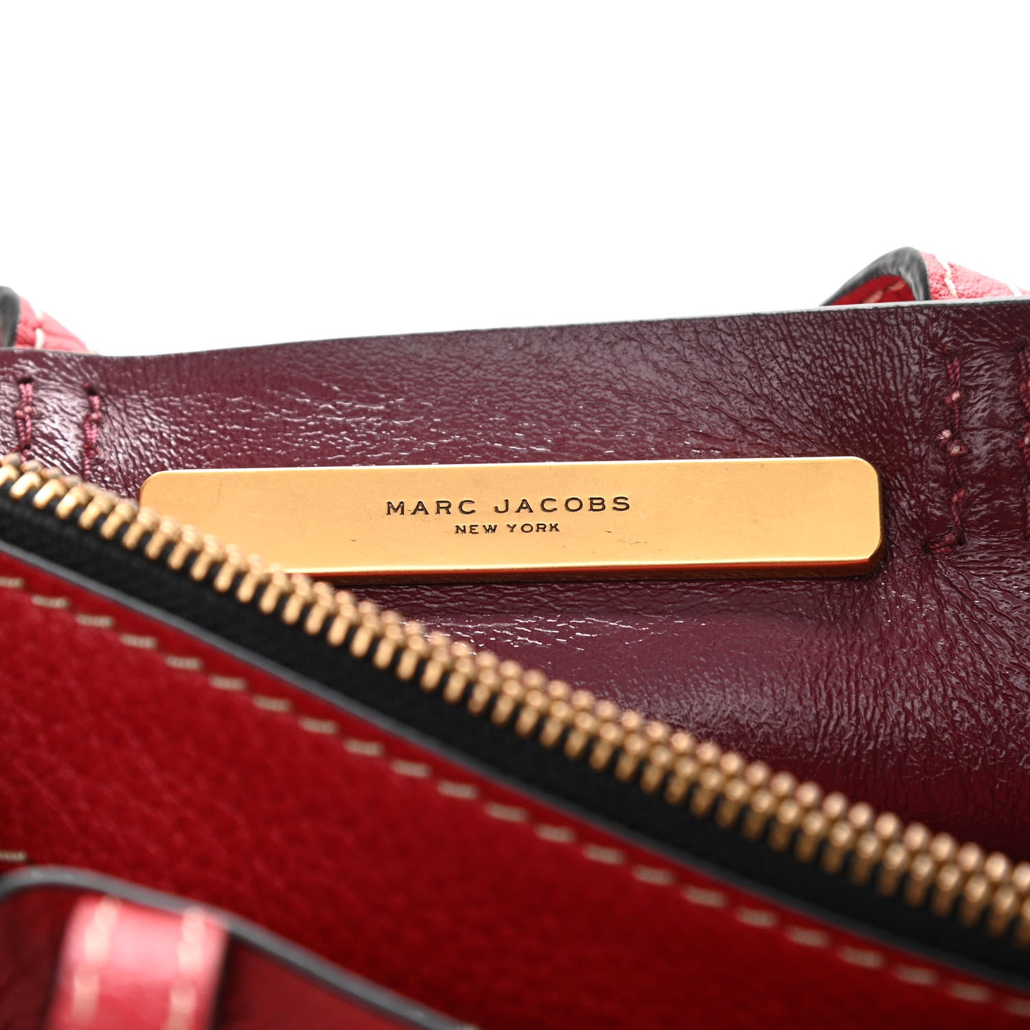 Marc Jacobs Pebbled Calfskin Mini Grind Tote Red 6 of 13