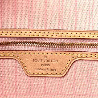 Louis Vuitton Damier Azur Neo Neverfull GM Rose Ballerine 8 of 11